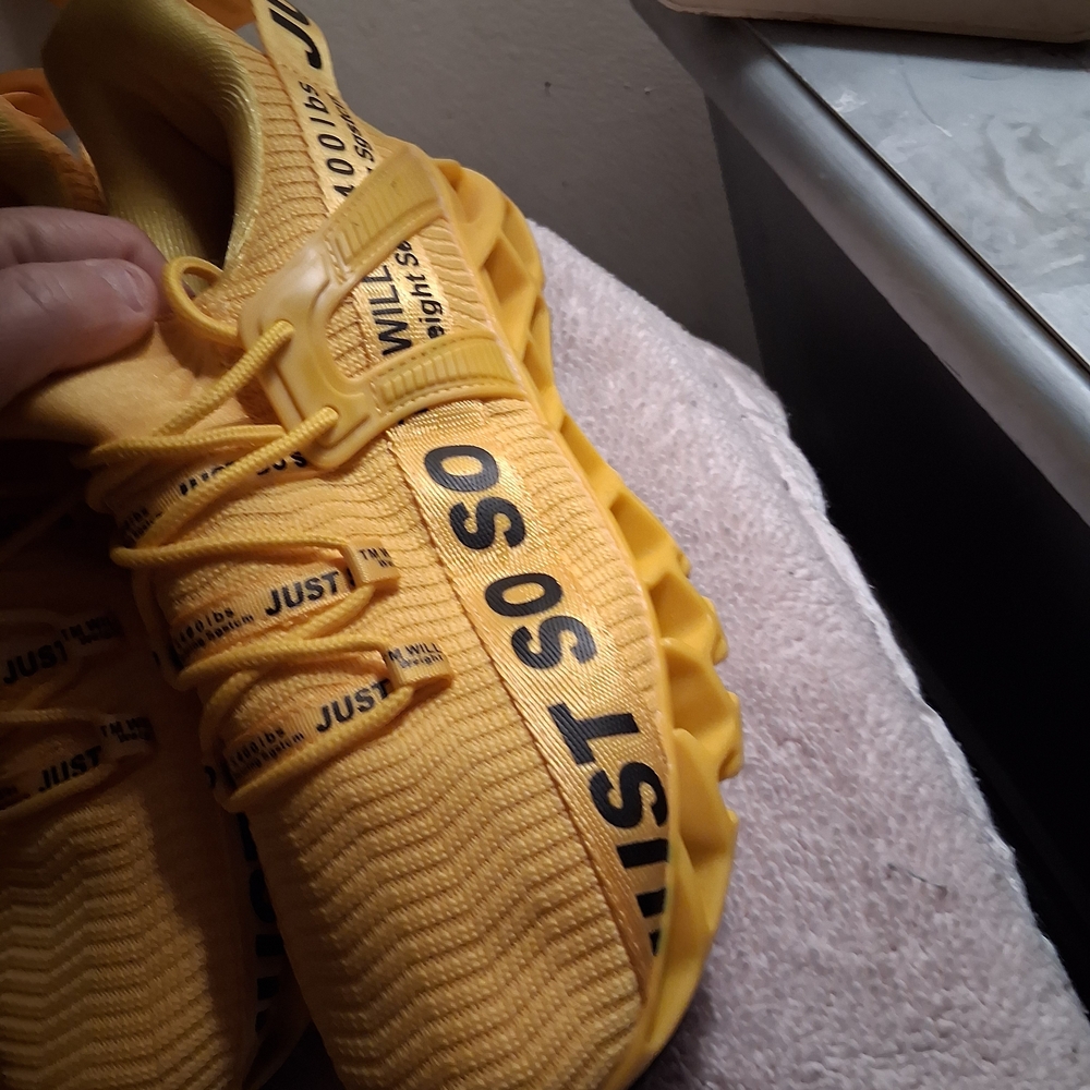 Nike Yellow Athletic Shoes